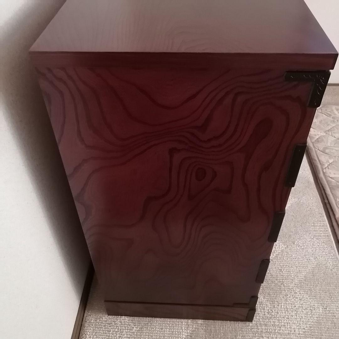 【美品】岩谷堂箪笥 漆塗り欅材 南部鉄金具 伝統工芸品 幅120cm