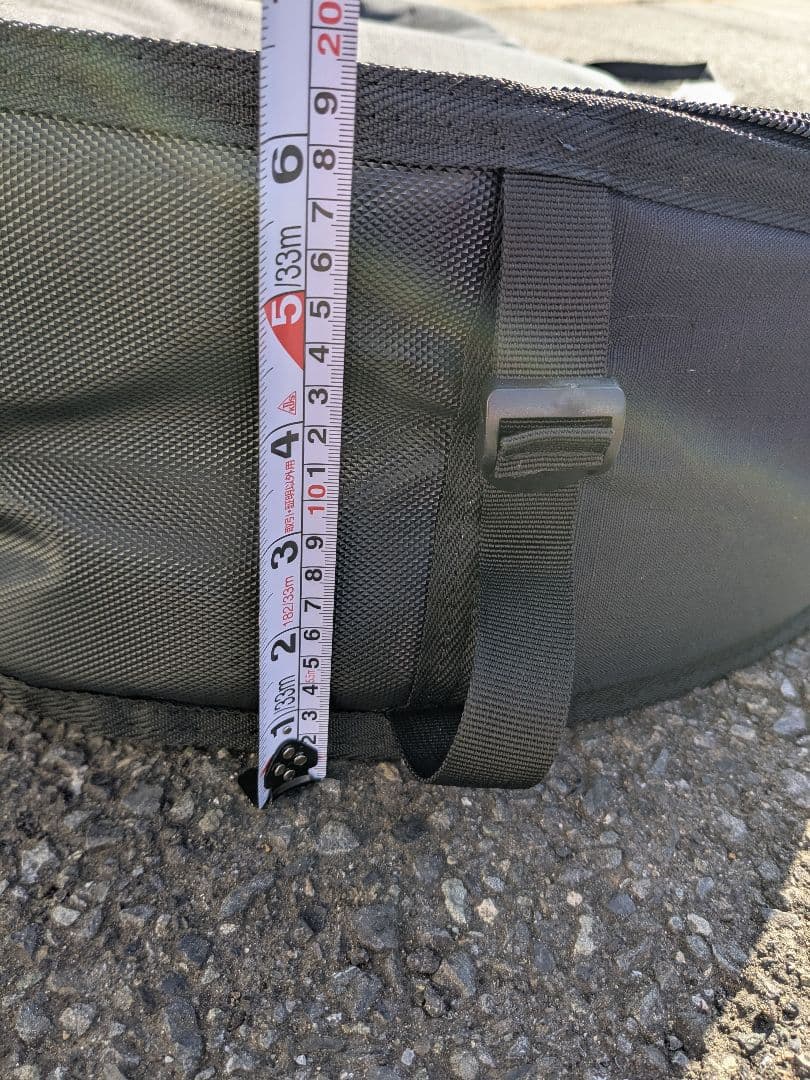 TLS 　2枚収納可サーフボードハードケース　7'0 ミッドレングス　ブラック