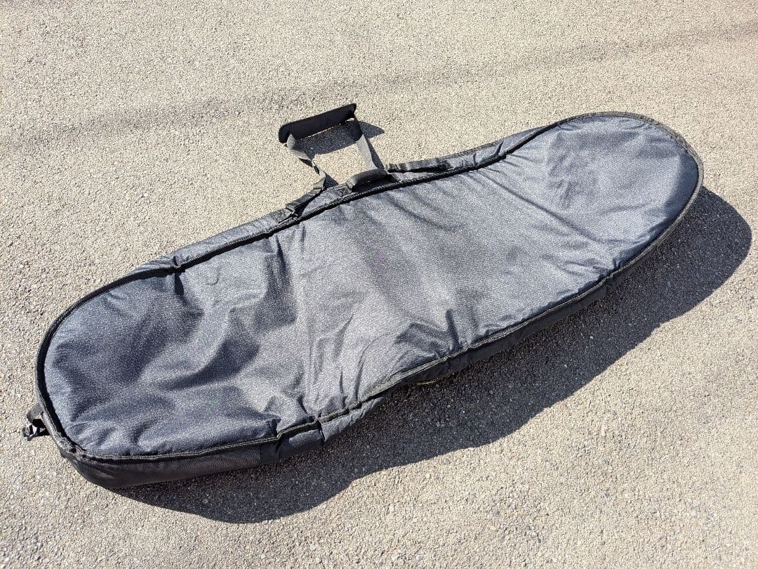 TLS 　2枚収納可サーフボードハードケース　7'0 ミッドレングス　ブラック