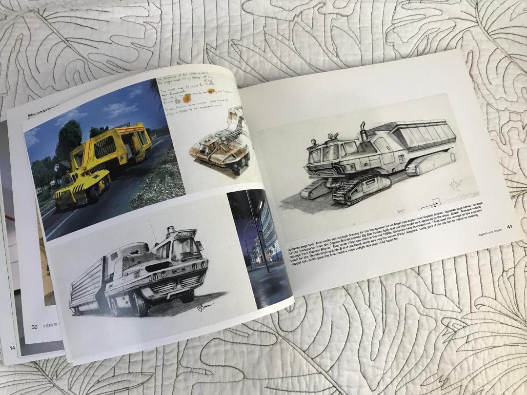 洋書「The Art of Mike Trim」サンダーバード　アートブック