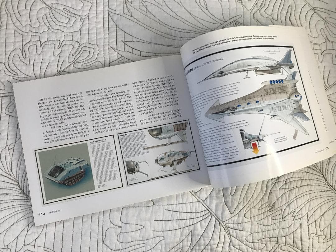 洋書「The Art of Mike Trim」サンダーバード　アートブック