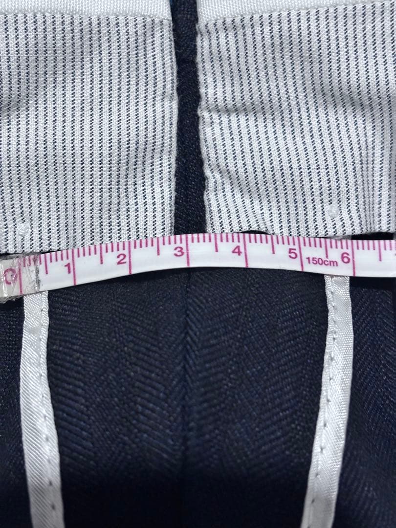 Zanella ストライプ スラックス サイズ50 ザネッラ　フランネル