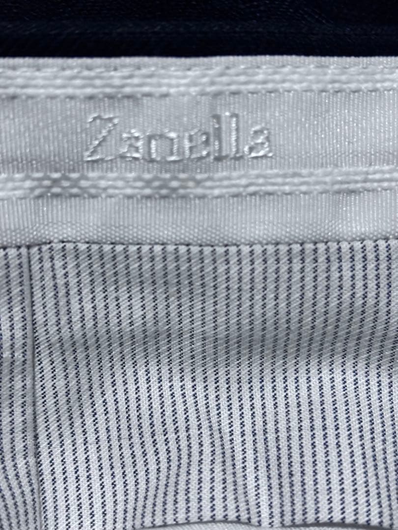 Zanella ストライプ スラックス サイズ50 ザネッラ　フランネル