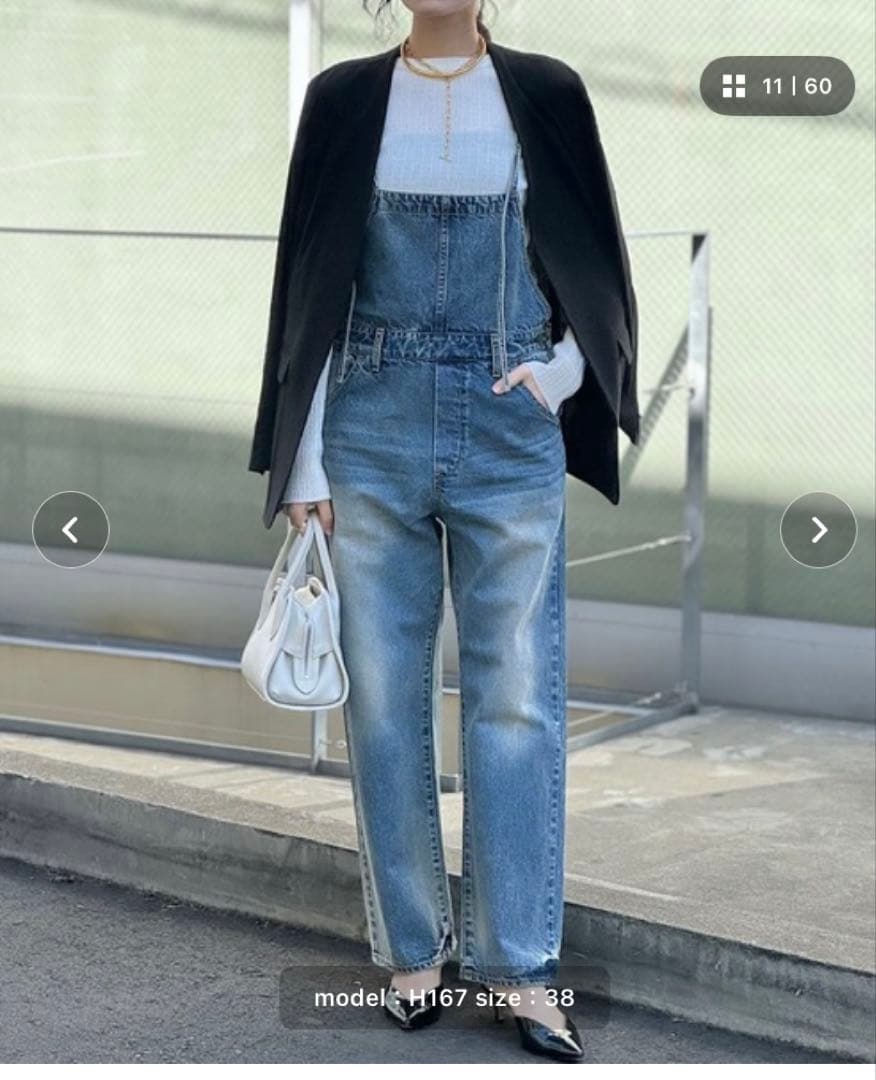 新品未使用Whim Gazetteデニムオールインワン