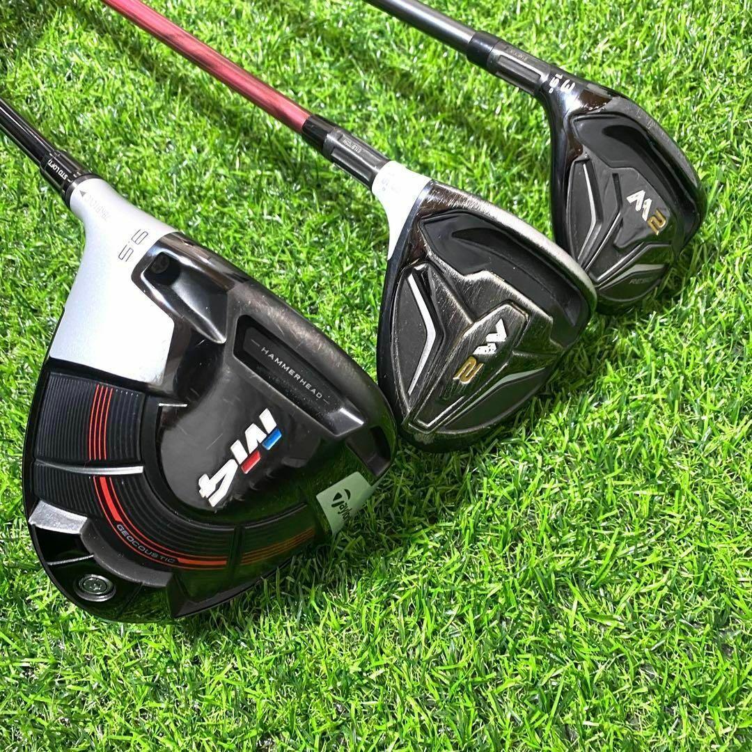 テーラーメイド M4 M2 ゴルフセット 11本 左 レフティ S メンズ