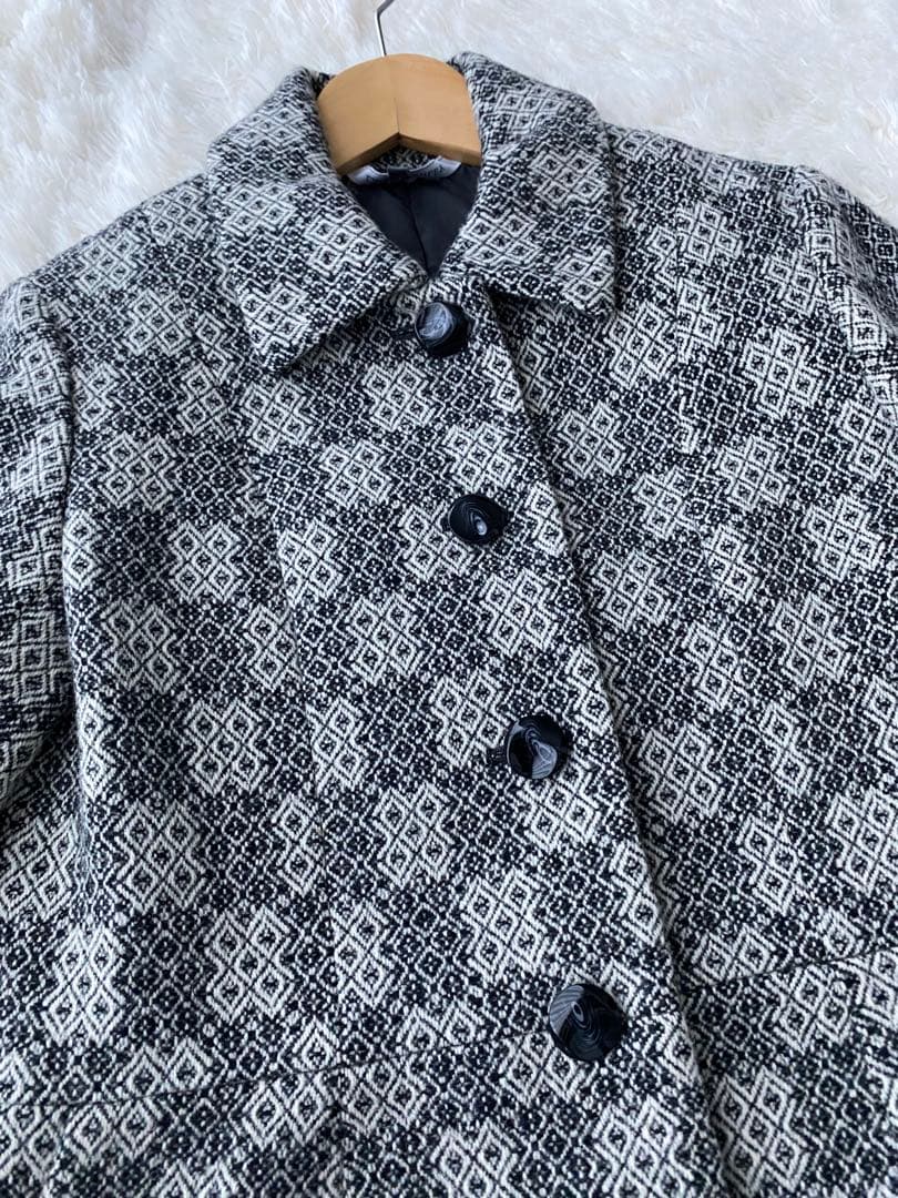 LAURAASHLEY 11号　ロングコート　美品　極上のコートローラアシュレイ