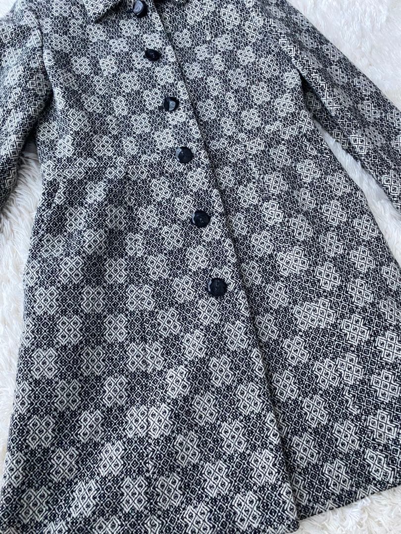 LAURAASHLEY 11号　ロングコート　美品　極上のコートローラアシュレイ