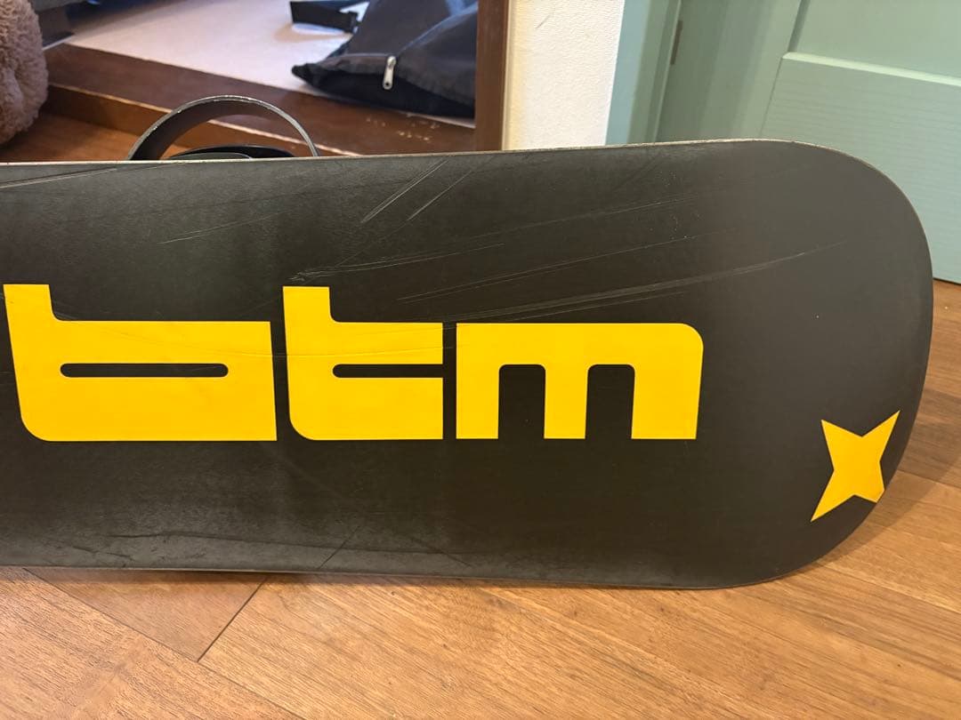btm スノーボード 153cm バインディング・ケース付き