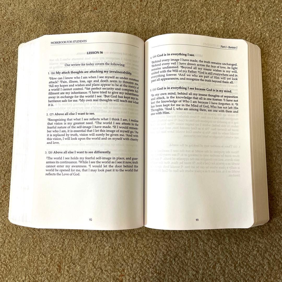 【希少】A Course in Miracles Combined Volume