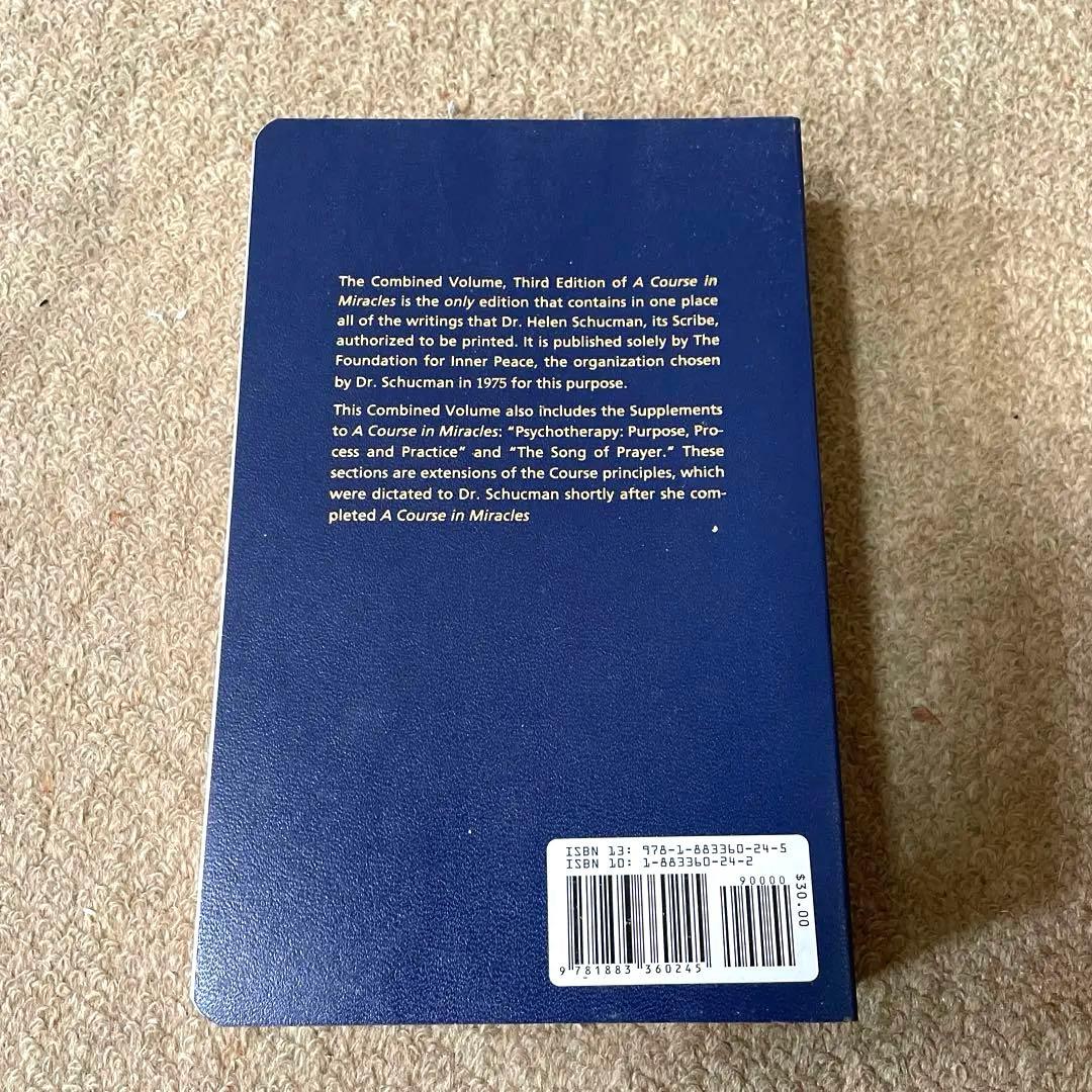 【希少】A Course in Miracles Combined Volume