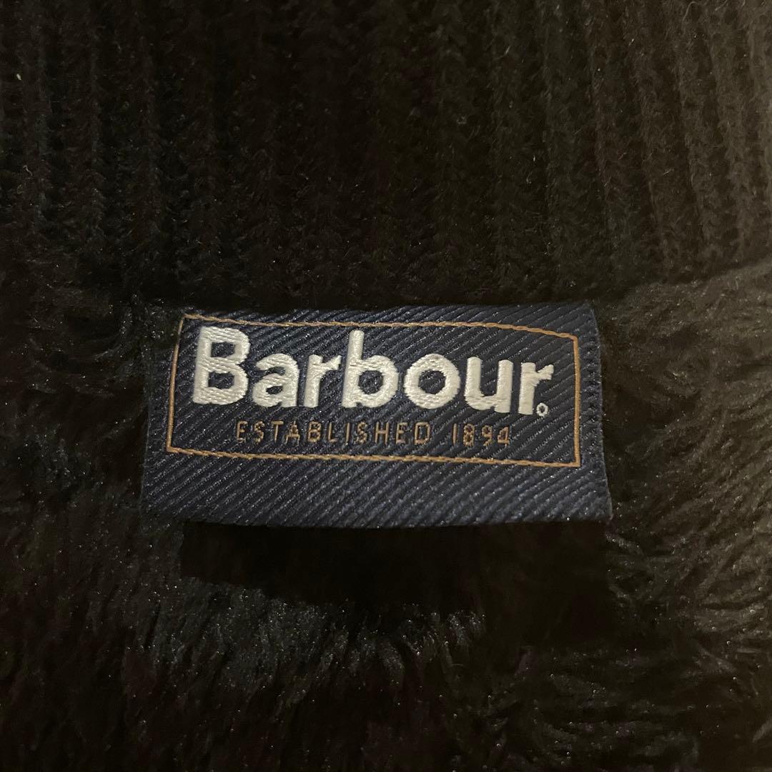 Barbour 防水キルティング手袋 ブラック バブアー L