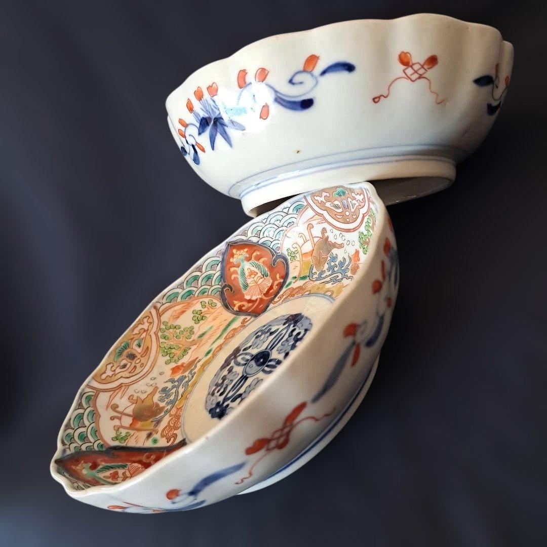 「ご成約者」です。 「金彩うさぎに 青海波」古伊万里皿　2点まとめて