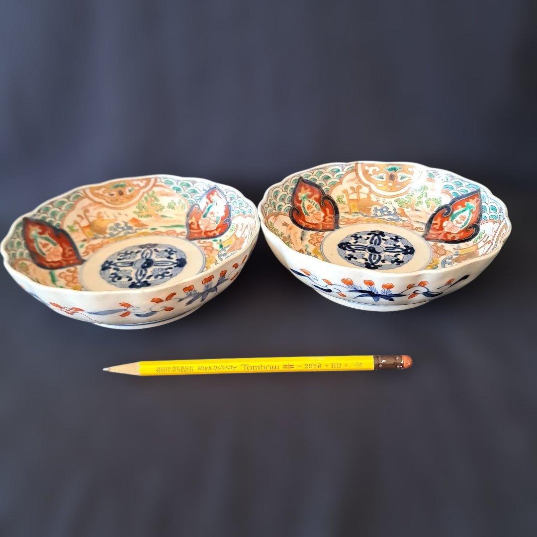 「ご成約者」です。 「金彩うさぎに 青海波」古伊万里皿　2点まとめて