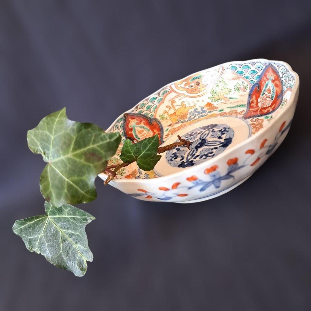 「ご成約者」です。 「金彩うさぎに 青海波」古伊万里皿　2点まとめて