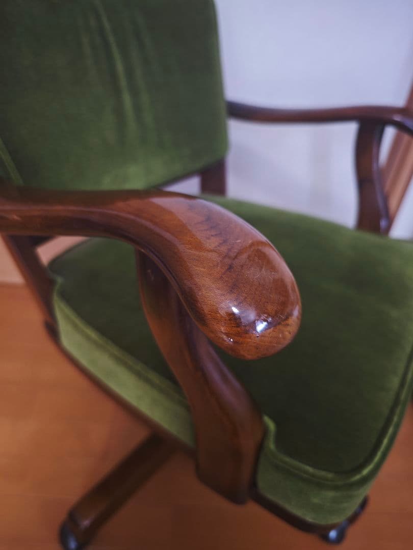 オールド カリモク コロニアルシリーズ デスクチェア ビンテージ