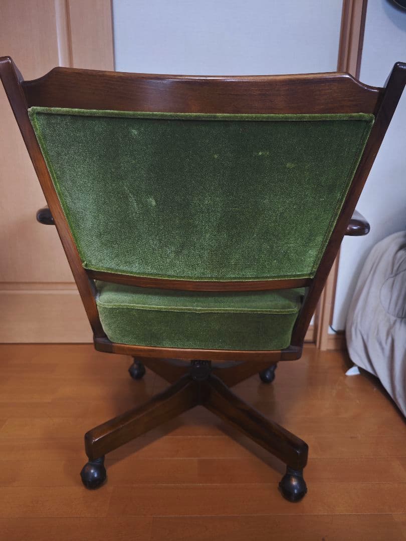 オールド カリモク コロニアルシリーズ デスクチェア ビンテージ
