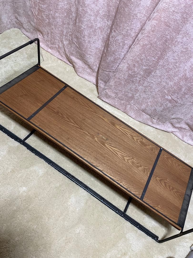 美品　アデペシュ a depeche ガラステーブル　センターテーブル