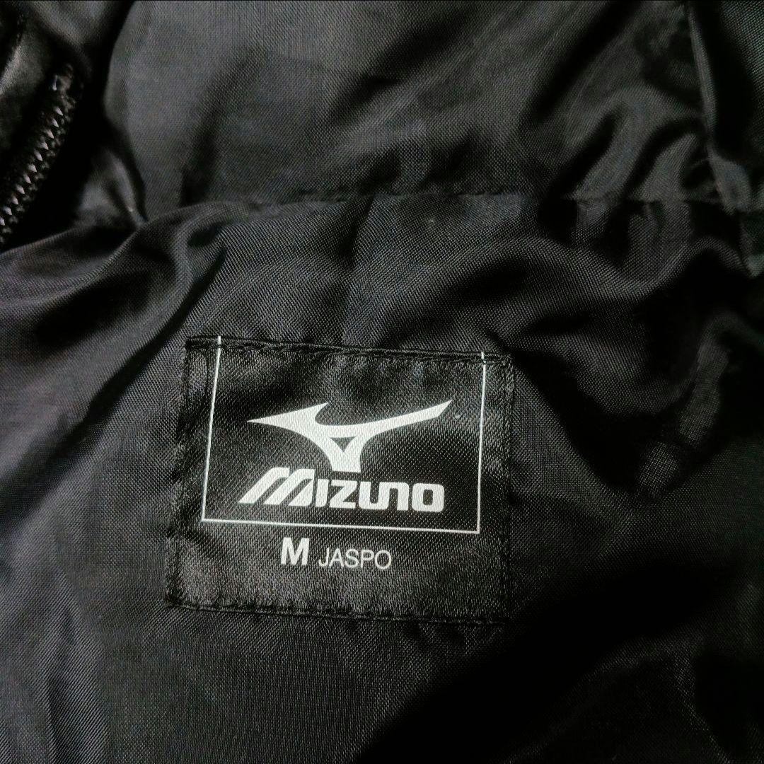 MIZUNO ミズノ ダウンベンチコート ロング ブラック M フード付