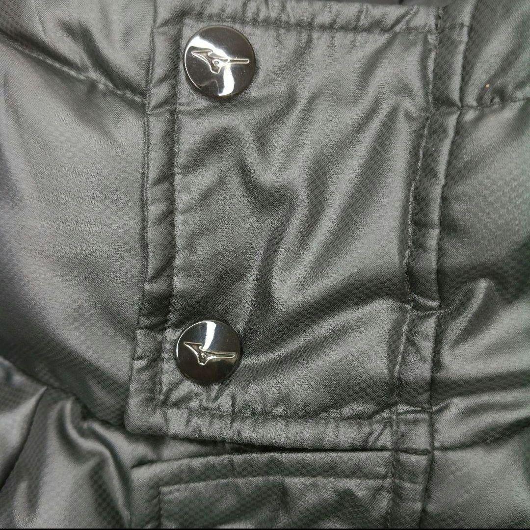 MIZUNO ミズノ ダウンベンチコート ロング ブラック M フード付