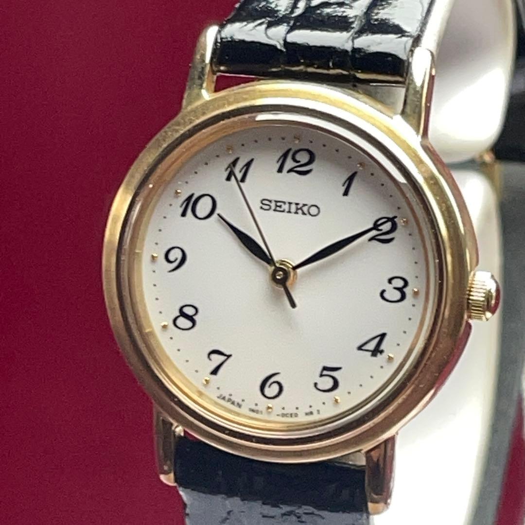 1996年製 未使用 SEIKO SPIRIT 純正尾錠 純正革ベルト 日本製