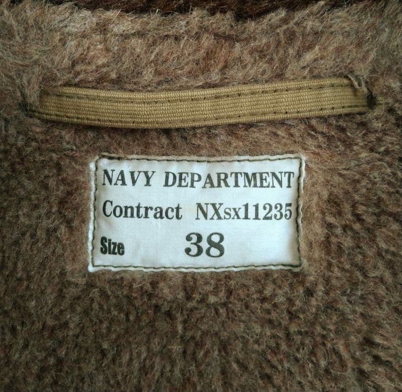 リアルマッコイズ N-1 N1 デッキジャケット カーキ サイズ38