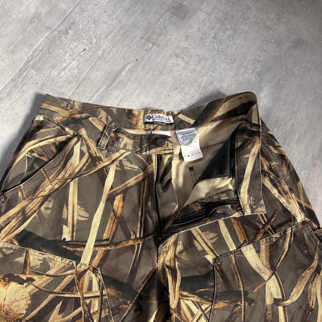 Z255 コロンビア リアルツリー ダブルニー ペインターパンツ 極太 W34