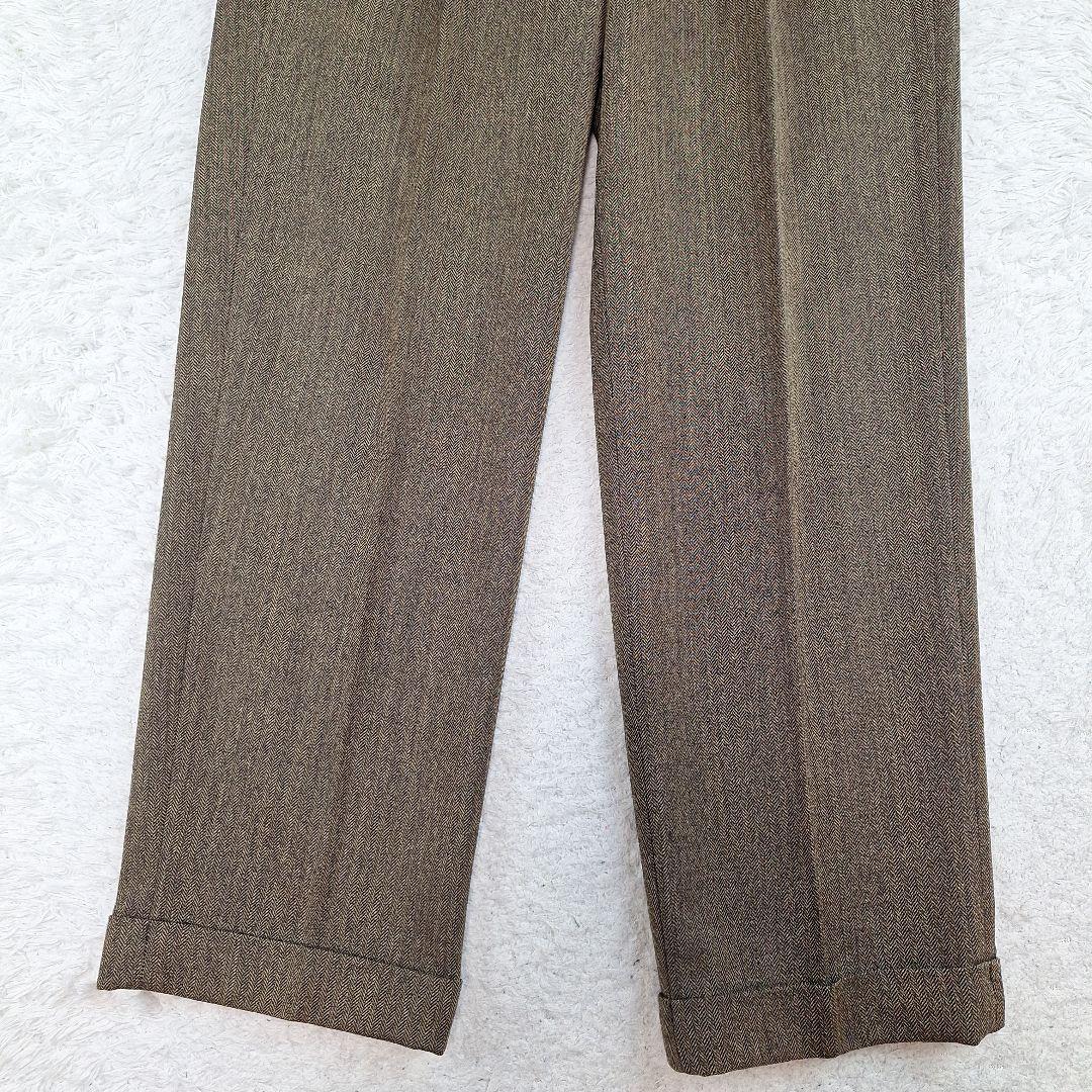 ポールスミス　ヴィンテージスーツセットアップ　ヘリンボーン　ブラウン　M