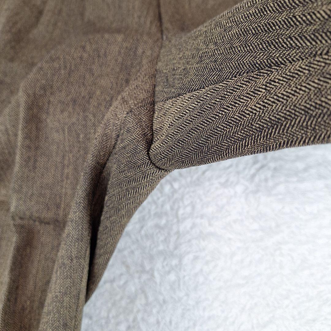 ポールスミス　ヴィンテージスーツセットアップ　ヘリンボーン　ブラウン　M