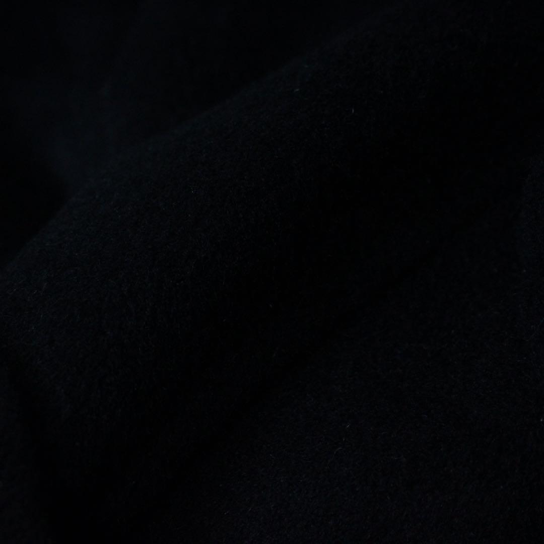 INED イネド 2WAY ラクーンファー アンゴラロングコート ブラック 9