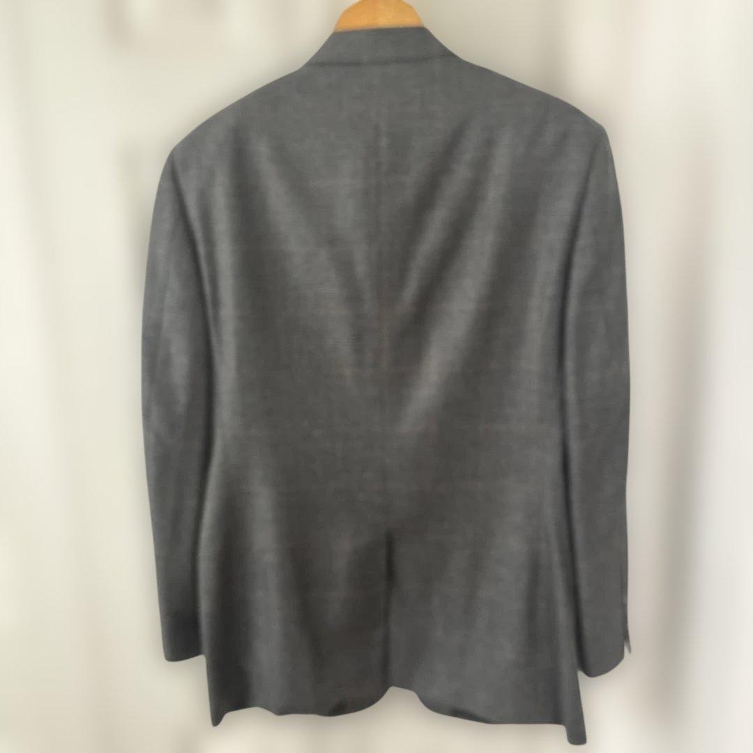 未使用タグ付 ブルックスブラザーズ チェック柄テーラードジャケット カシミア