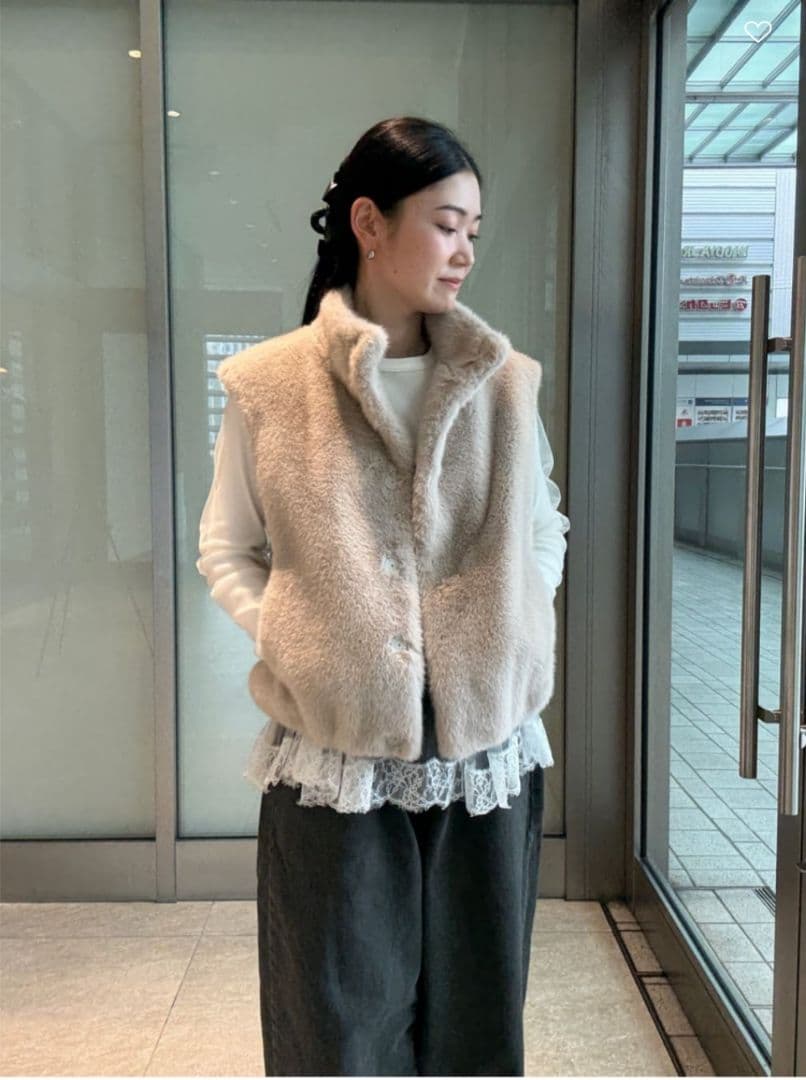 値下げ交渉可能　ミュベール　2025AW シアーレイヤードトップス