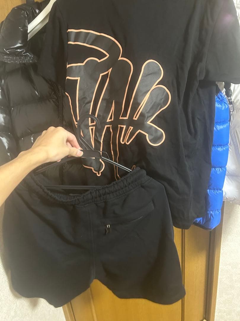 syna worldグラフィックプリントTシャツ＆ショートパンツセット