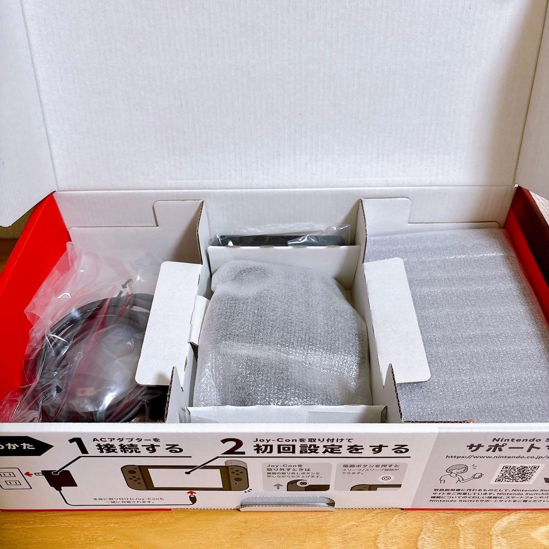 【美品】 バッテリー強化型 Nintendo Switch 本体 グレー