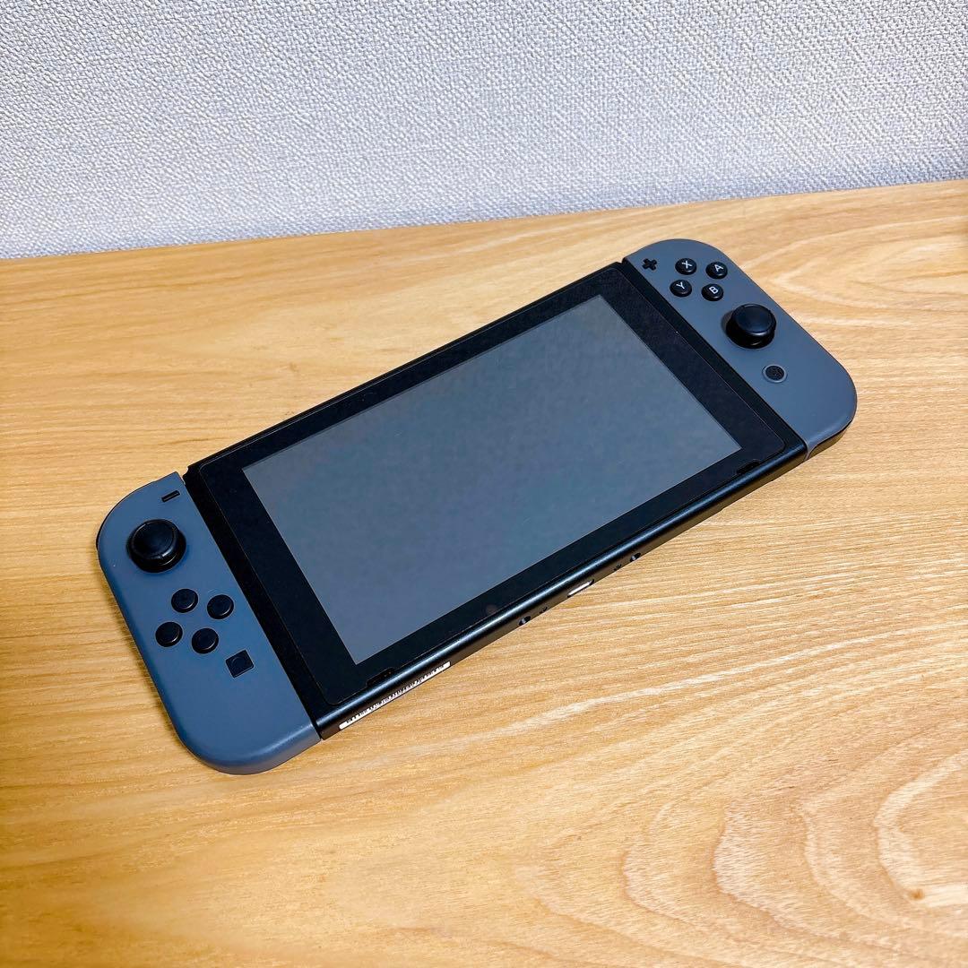 【美品】 バッテリー強化型 Nintendo Switch 本体 グレー