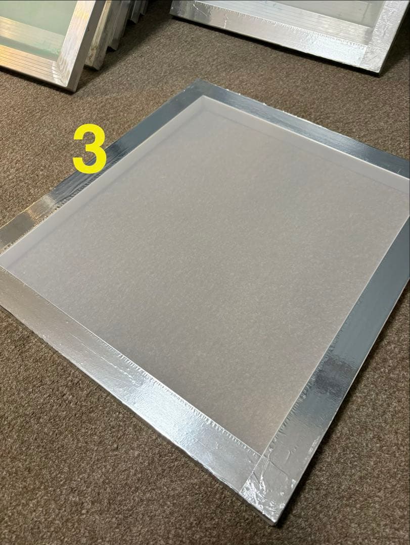 シルクスクリーン用アルミフレーム 46×51cm /160メッシュ 12枚セット