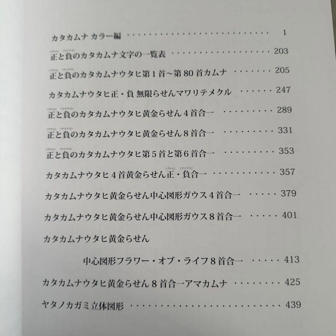 大型本 奇跡が起こる カタカムナ生命の書 図像集2 丸山修寛