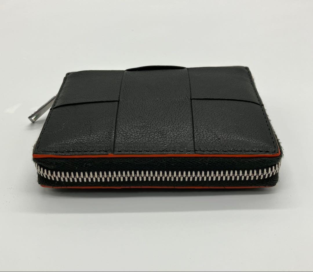 ⭐️ 新型 美品 ボッテガヴェネタ カセット ジップ コンパクト 折り財布 IC