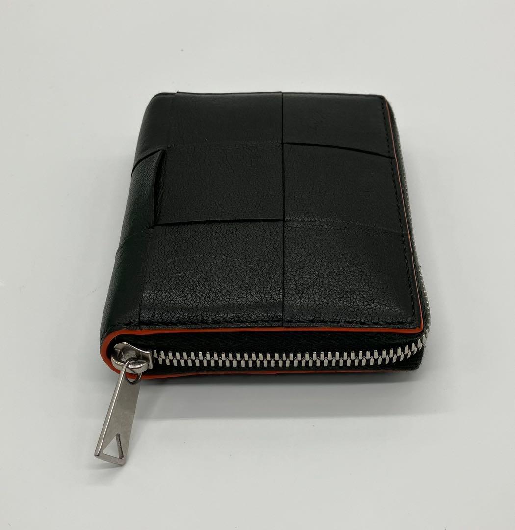 ⭐️ 新型 美品 ボッテガヴェネタ カセット ジップ コンパクト 折り財布 IC