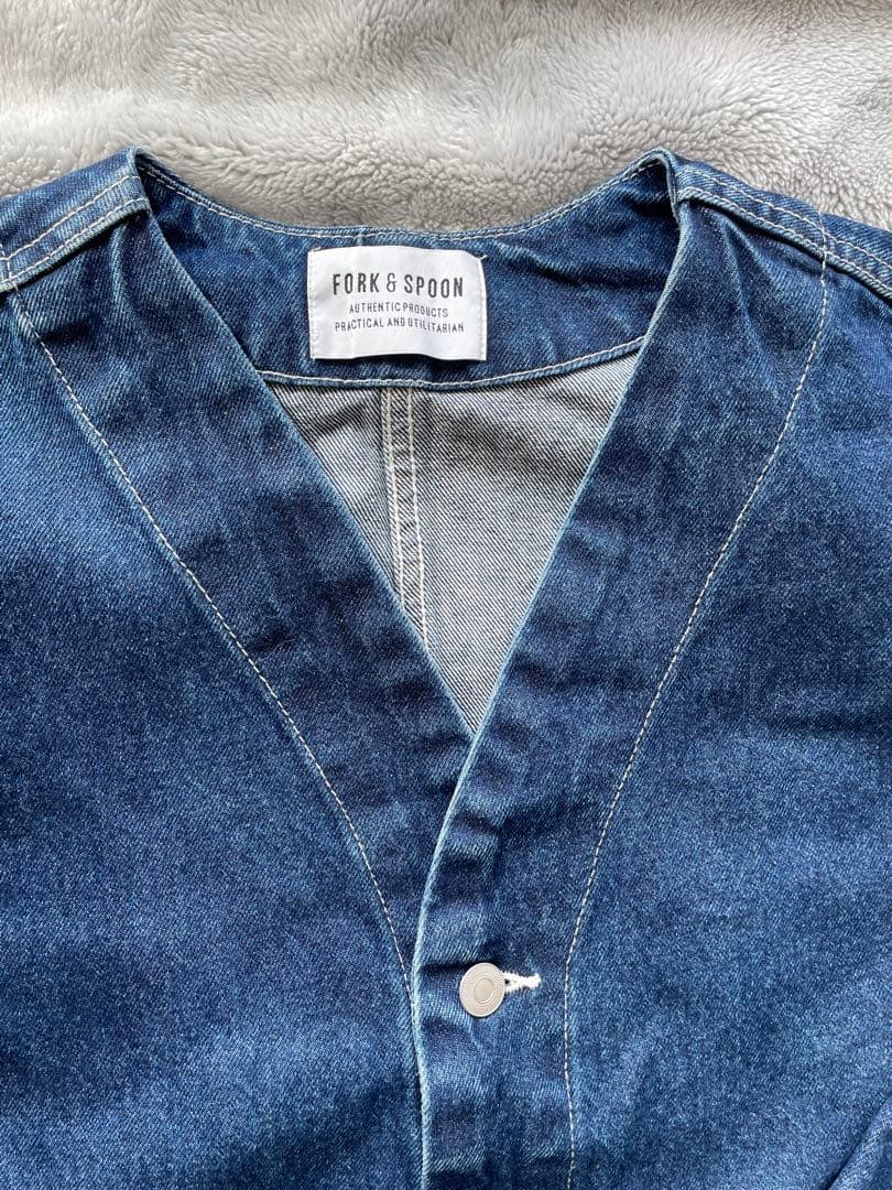 FORK & SPOON ダークブルー デニムジャケット