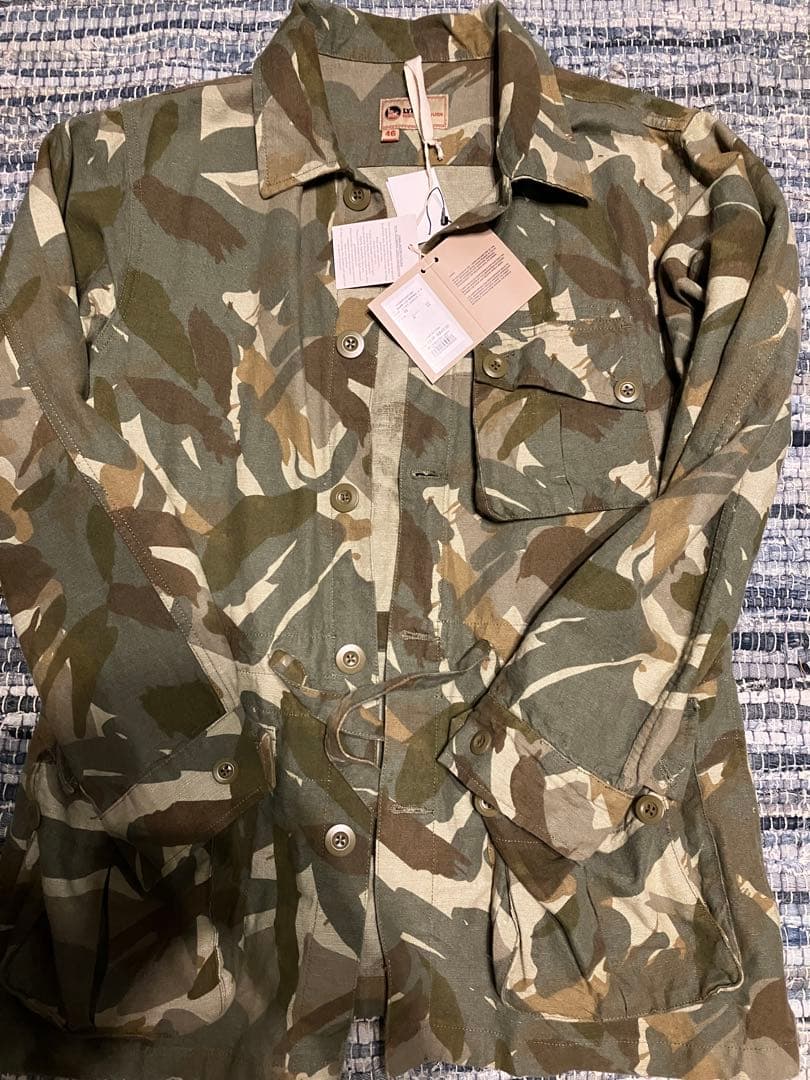 (タグ付き未使用)ナイジェルケーボン　BUSH JACKET CAMO 46
