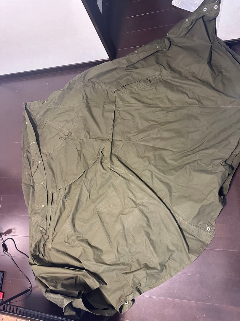 1977年製 ヴィンテージ ポーランド軍幕 サイズ2 2枚セット