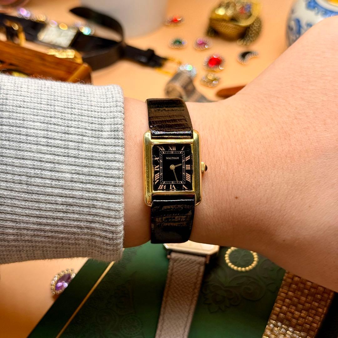 時計 VINTAGE WALTHAM TANK 1980's