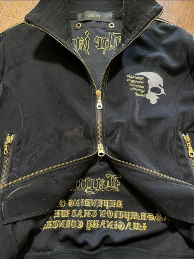 ラガス LAGUST ジャージ 黒×金