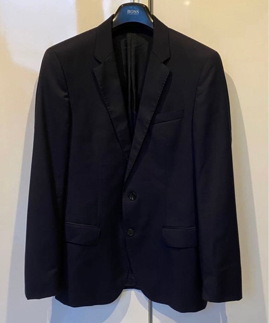 48時間限定SALE★美品 BOSS メンズブラックネイビー スーツ 表参道