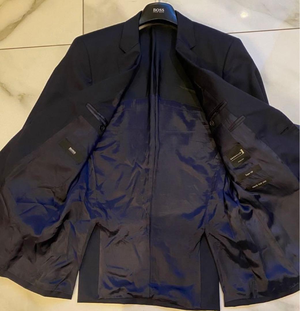 48時間限定SALE★美品 BOSS メンズブラックネイビー スーツ 表参道