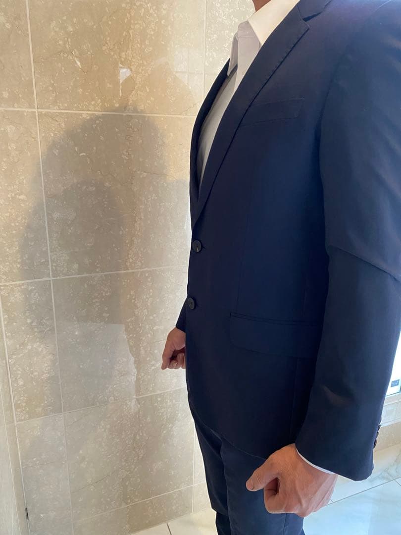 48時間限定SALE★美品 BOSS メンズブラックネイビー スーツ 表参道