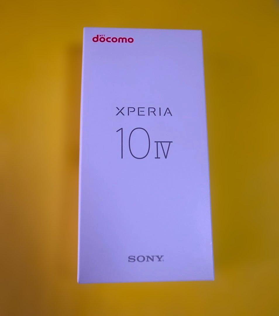 美品 Xperia 10 IV docomo ブラック SO-52C