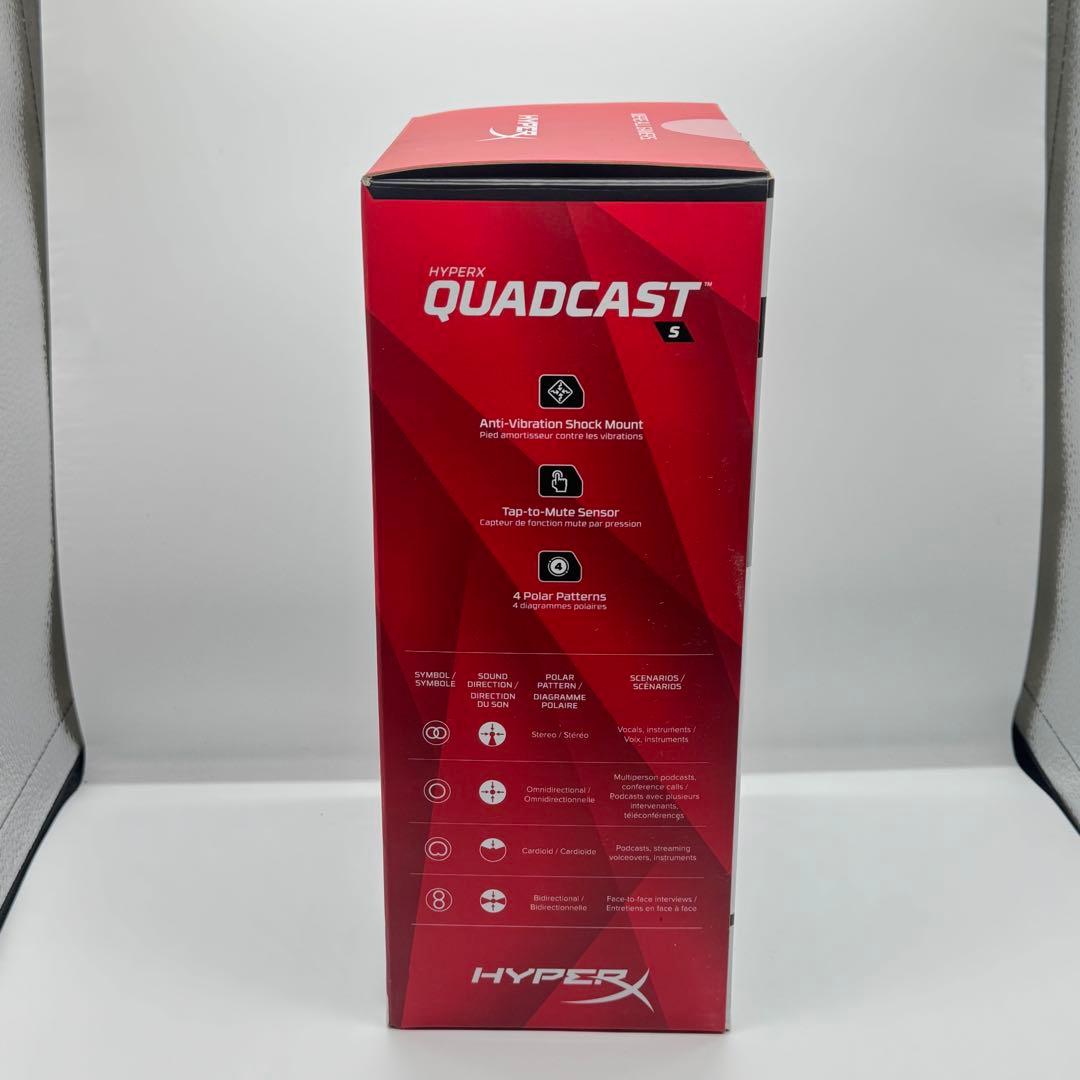 未使用 HyperX QuadCast S マイク