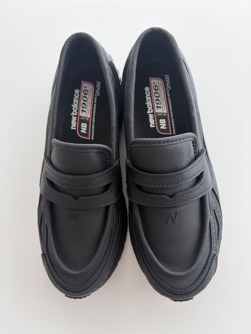 NEW BALANCE U1906LBN ブラックレザー 24.5cm