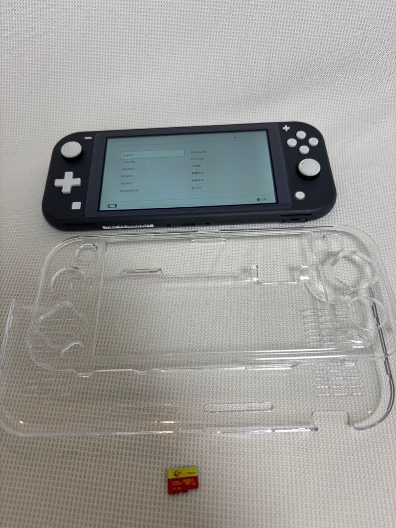 Nintendo Switch lite 本体(SDカード、ケース付き)